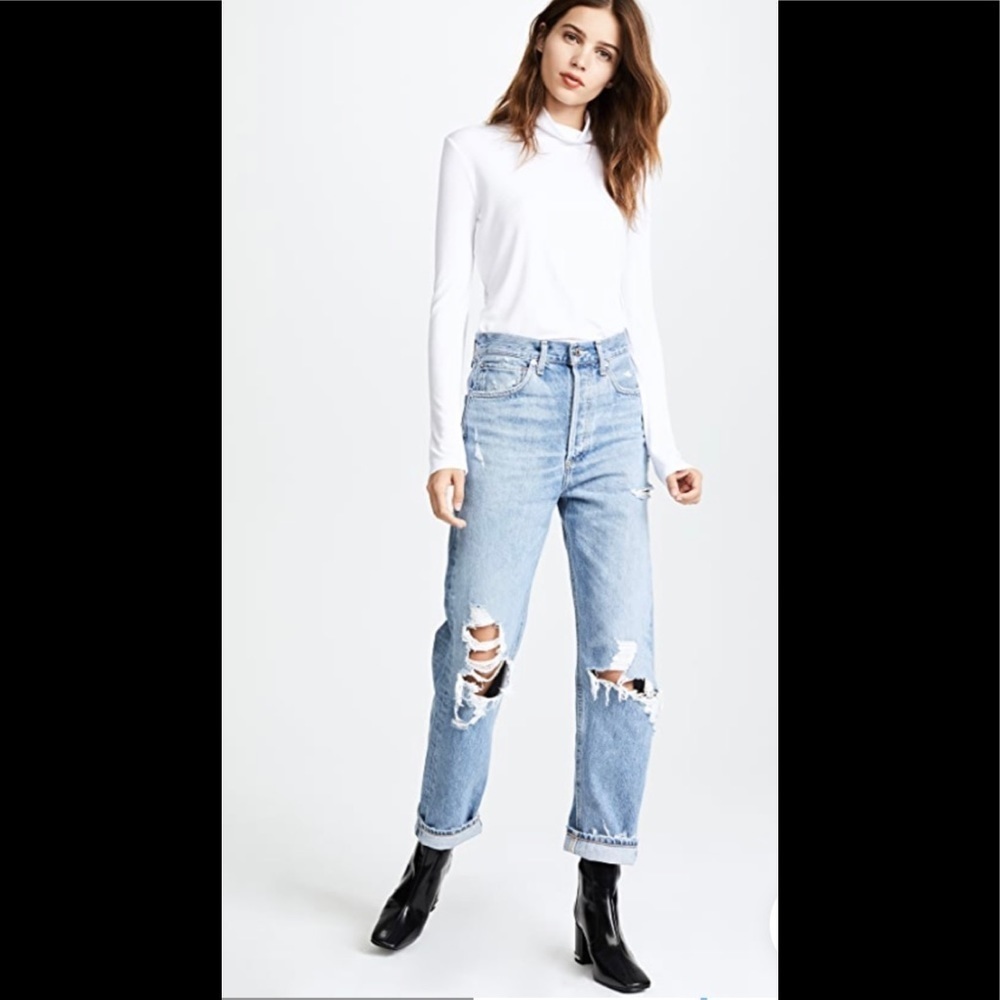 NWT AGolde 90s straight leg Jeans size 26